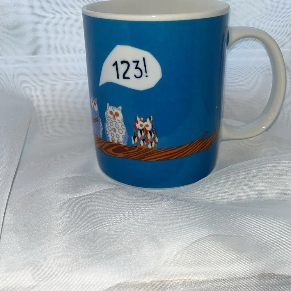 Teacher Coffee Mug West Elm Teach For America Owls Teaching Ceramic EUC School
